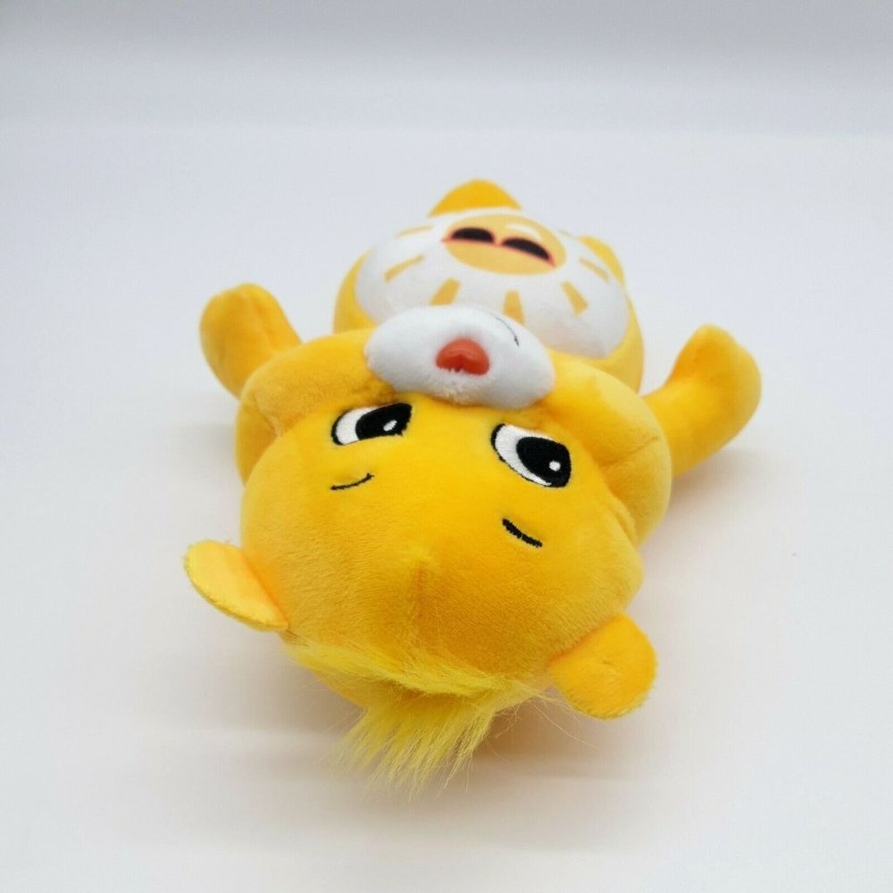 Care Bear Funshine Bear Yellow 10" Plush Stuffed Toy  Sanitized 2020 Sunglasses - Picture 9 of 10